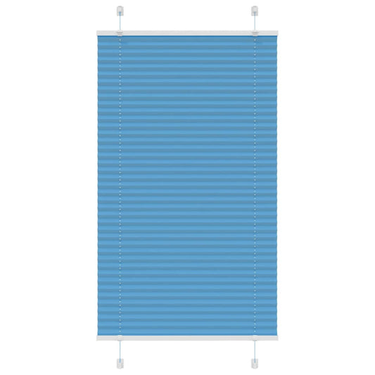 Plissé rolgordijn 70x150 cm stofbreedte 69,4 cm polyester blauw is nu te koop bij PeponiXL, paradijselijk wonen!