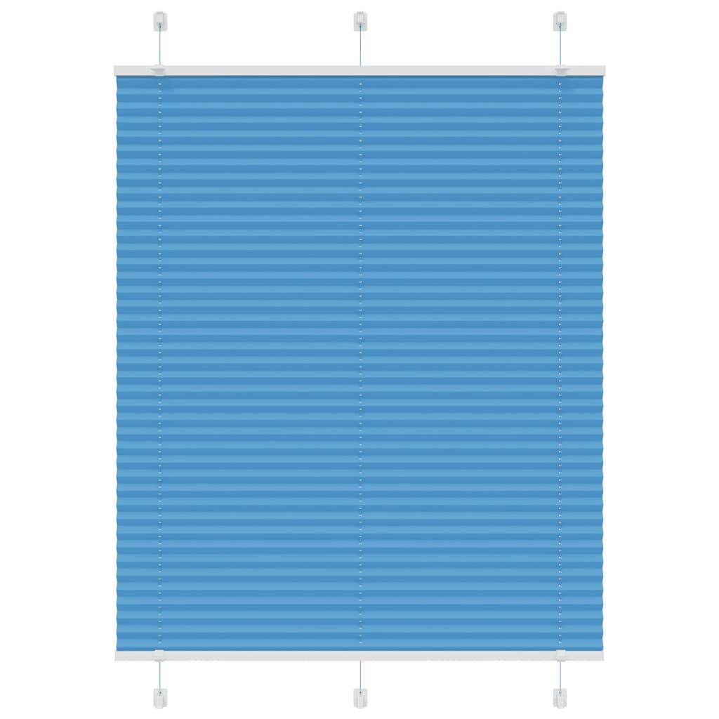 Plissé rolgordijn 105x150cm stofbreedte 104,4cm polyester blauw is nu te koop bij PeponiXL, paradijselijk wonen!