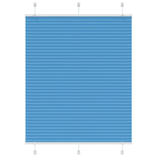 Plissé rolgordijn 110x150cm stofbreedte 109,4cm polyester blauw is nu te koop bij PeponiXL, paradijselijk wonen!