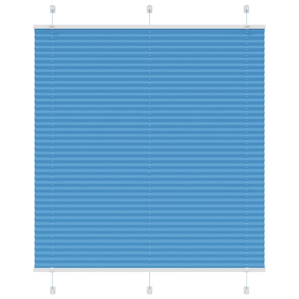 Plissé rolgordijn 120x150cm stofbreedte 119,4cm polyester blauw is nu te koop bij PeponiXL, paradijselijk wonen!
