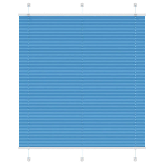 Plissé rolgordijn 120x150cm stofbreedte 119,4cm polyester blauw is nu te koop bij PeponiXL, paradijselijk wonen!