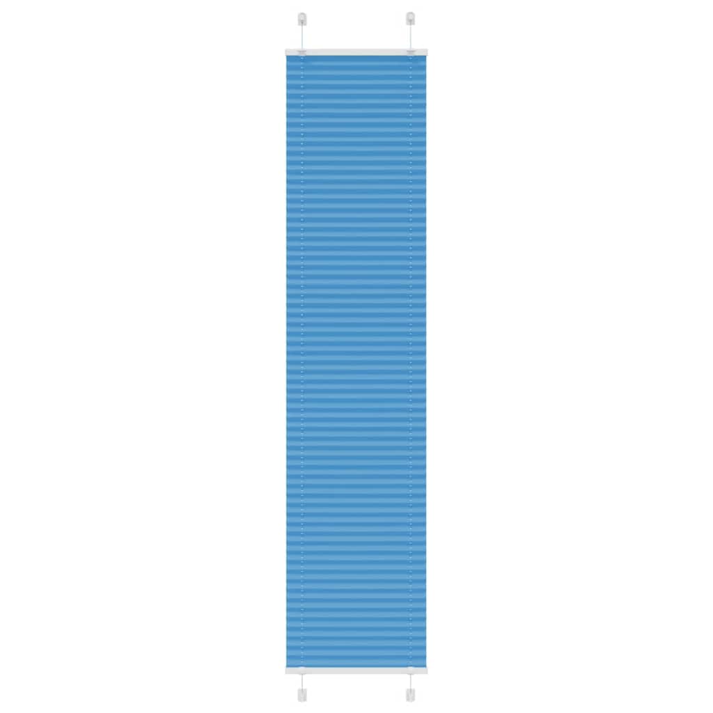 Plissé rolgordijn 40x200 cm stofbreedte 39,4 cm polyester blauw is nu te koop bij PeponiXL, paradijselijk wonen!