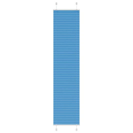 Plissé rolgordijn 40x200 cm stofbreedte 39,4 cm polyester blauw is nu te koop bij PeponiXL, paradijselijk wonen!