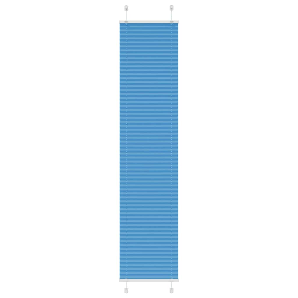 Plissé rolgordijn 45x200 cm stofbreedte 44,4 cm polyester blauw is nu te koop bij PeponiXL, paradijselijk wonen!