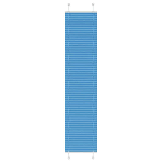 Plissé rolgordijn 45x200 cm stofbreedte 44,4 cm polyester blauw is nu te koop bij PeponiXL, paradijselijk wonen!