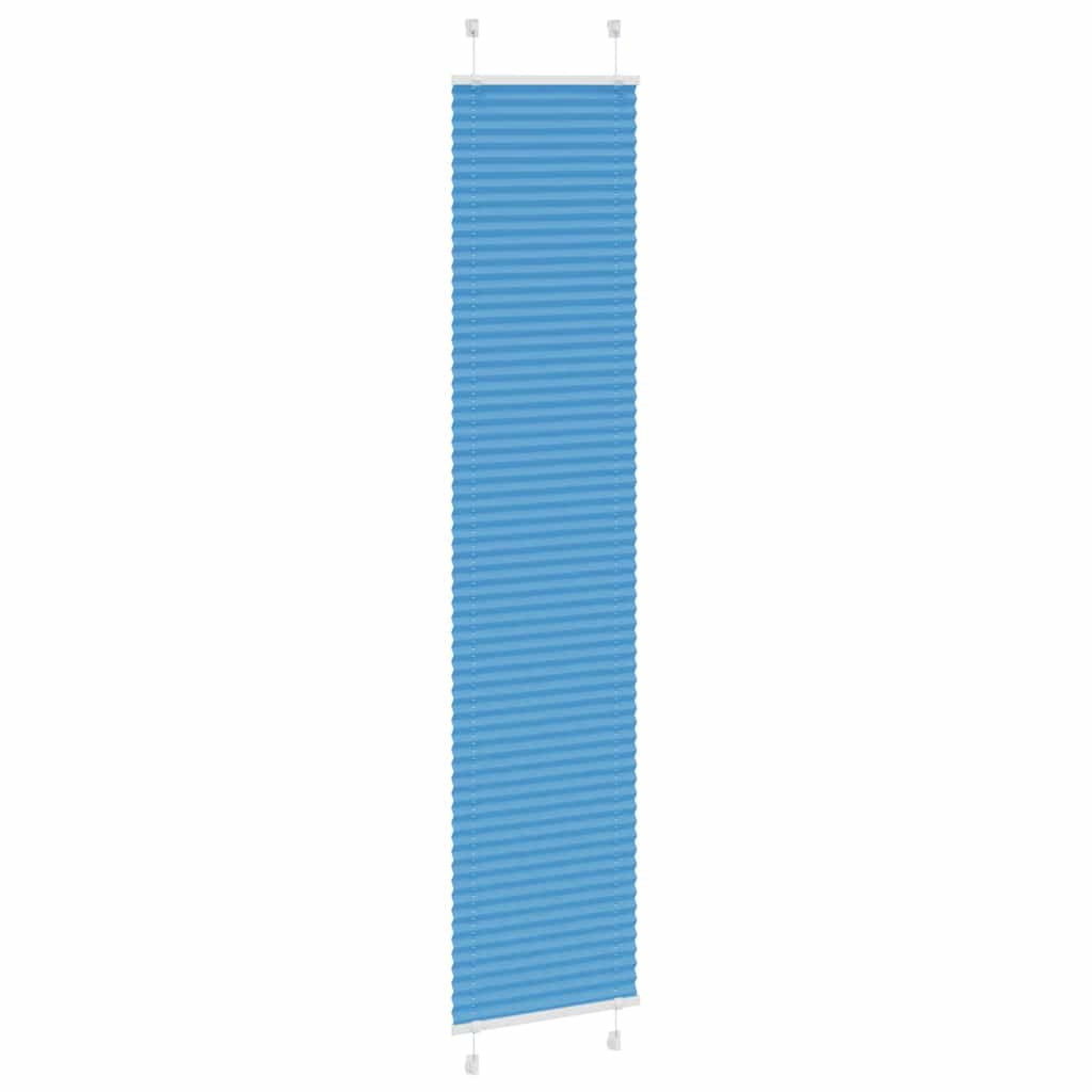 Plissé rolgordijn 45x200 cm stofbreedte 44,4 cm polyester blauw is nu te koop bij PeponiXL, paradijselijk wonen!