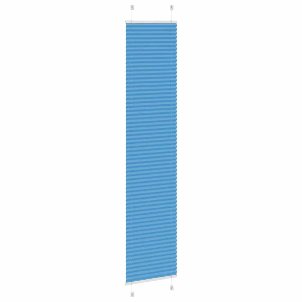 Plissé rolgordijn 45x200 cm stofbreedte 44,4 cm polyester blauw is nu te koop bij PeponiXL, paradijselijk wonen!