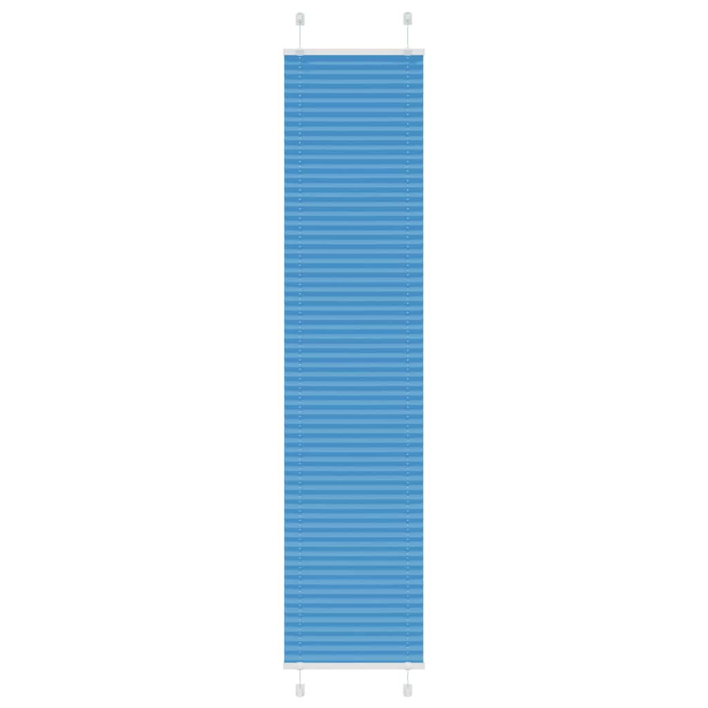 Plissé rolgordijn 50x200 cm stofbreedte 49,4 cm polyester blauw is nu te koop bij PeponiXL, paradijselijk wonen!