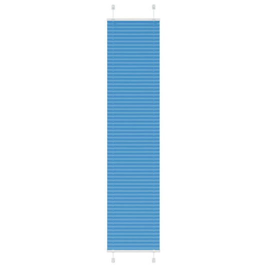 Plissé rolgordijn 50x200 cm stofbreedte 49,4 cm polyester blauw is nu te koop bij PeponiXL, paradijselijk wonen!
