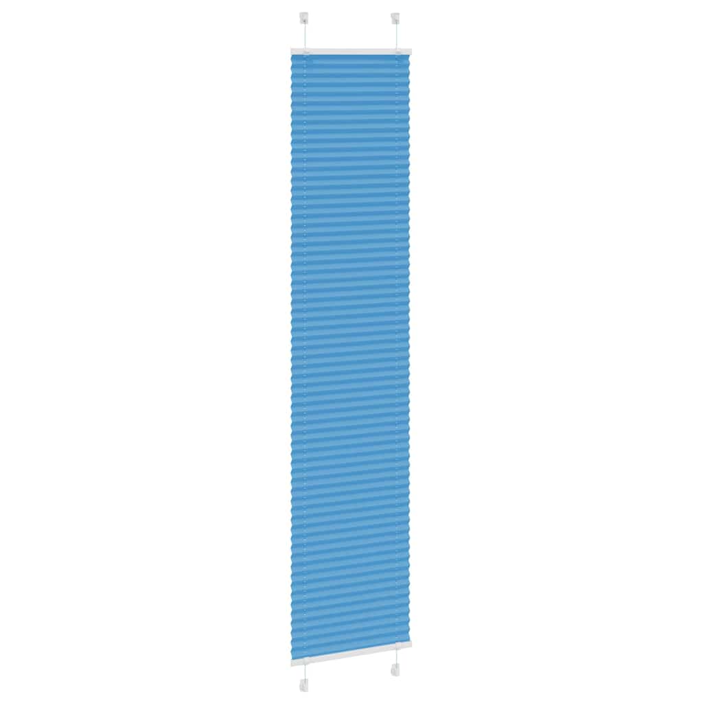 Plissé rolgordijn 50x200 cm stofbreedte 49,4 cm polyester blauw is nu te koop bij PeponiXL, paradijselijk wonen!