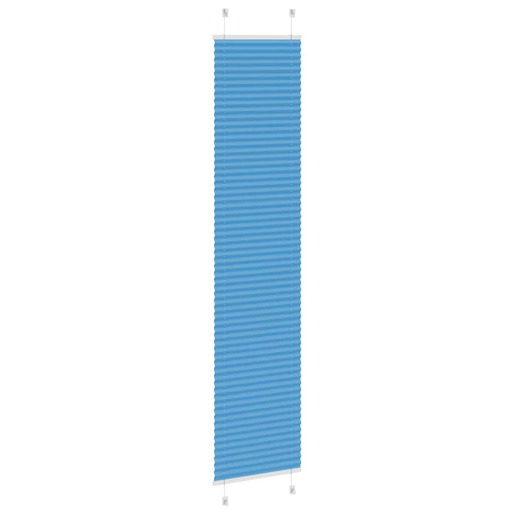 Plissé rolgordijn 50x200 cm stofbreedte 49,4 cm polyester blauw is nu te koop bij PeponiXL, paradijselijk wonen!