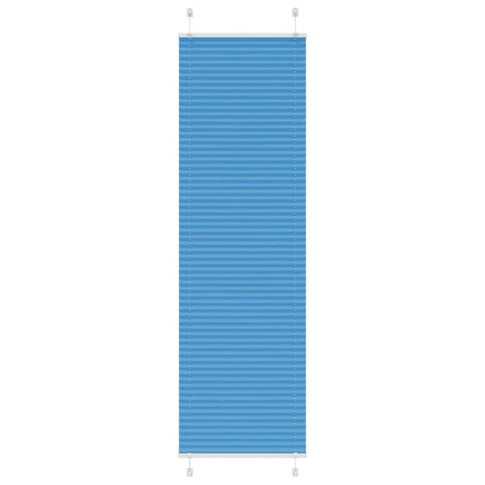 Plissé rolgordijn 55x200 cm stofbreedte 54,4 cm polyester blauw is nu te koop bij PeponiXL, paradijselijk wonen!