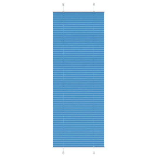 Plissé rolgordijn 70x200 cm stofbreedte 69,4 cm polyester blauw is nu te koop bij PeponiXL, paradijselijk wonen!