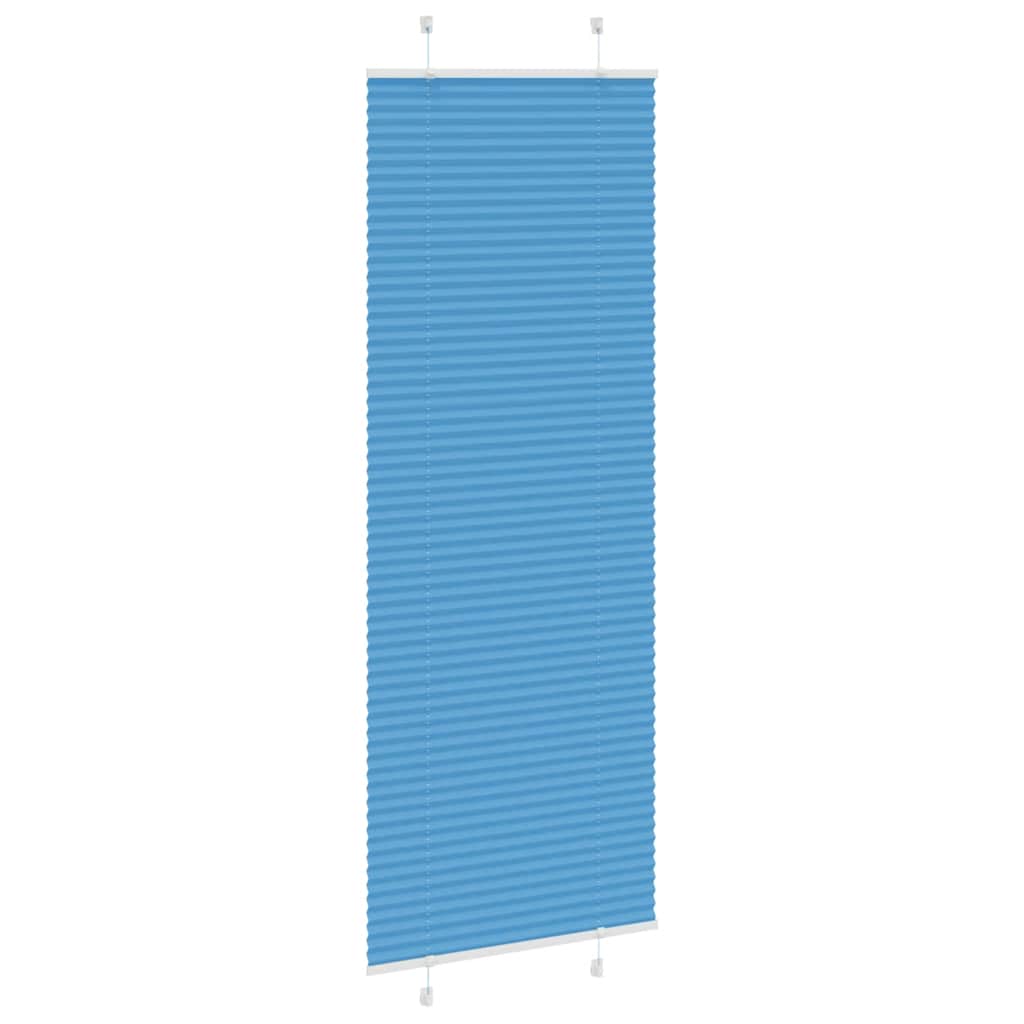 Plissé rolgordijn 70x200 cm stofbreedte 69,4 cm polyester blauw is nu te koop bij PeponiXL, paradijselijk wonen!