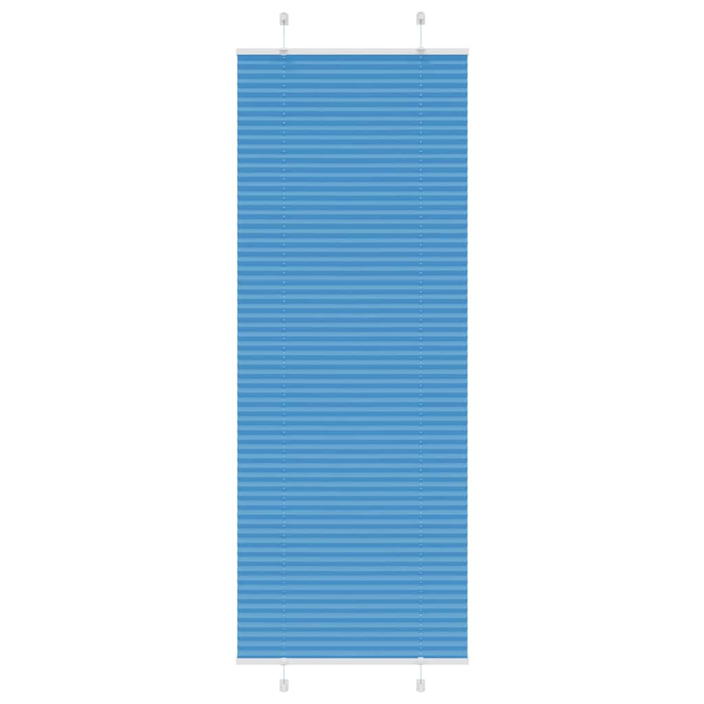 Plissé rolgordijn 80x200 cm stofbreedte 79,4 cm polyester blauw is nu te koop bij PeponiXL, paradijselijk wonen!