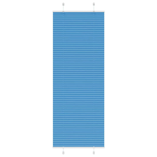 Plissé rolgordijn 80x200 cm stofbreedte 79,4 cm polyester blauw is nu te koop bij PeponiXL, paradijselijk wonen!
