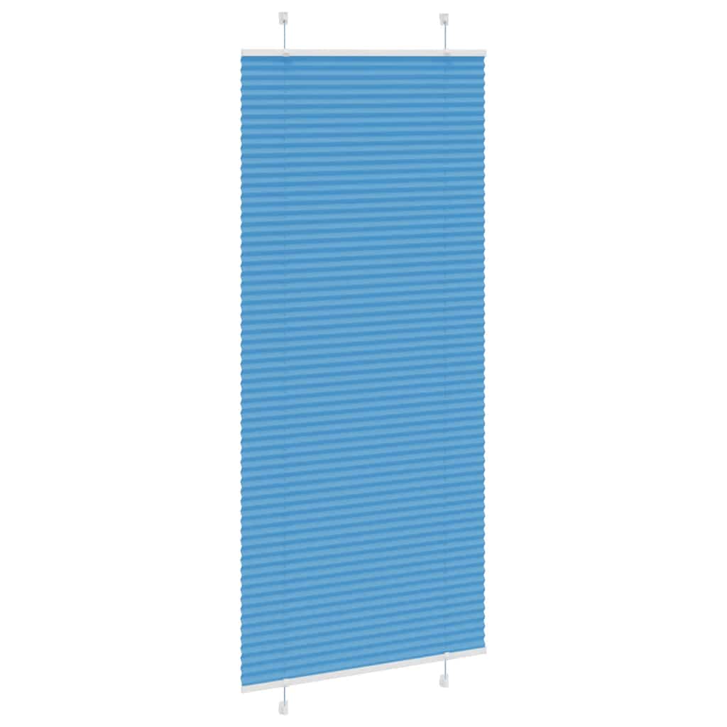 Plissé rolgordijn 100x200cm stofbreedte 99,4 cm polyester blauw is nu te koop bij PeponiXL, paradijselijk wonen!