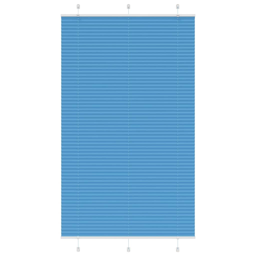 Plissé rolgordijn 115x200cm stofbreedte 114,4cm polyester blauw is nu te koop bij PeponiXL, paradijselijk wonen!
