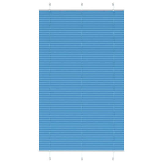 Plissé rolgordijn 115x200cm stofbreedte 114,4cm polyester blauw is nu te koop bij PeponiXL, paradijselijk wonen!