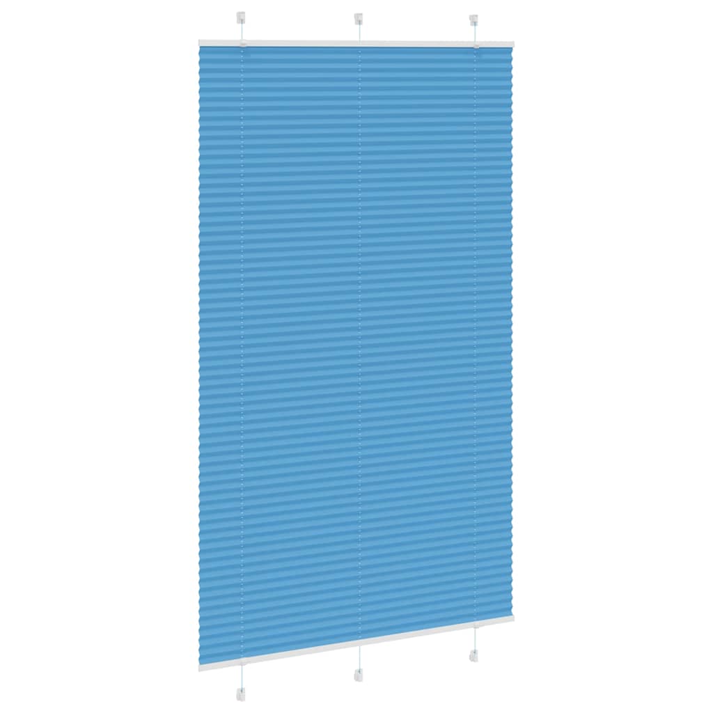 Plissé rolgordijn 115x200cm stofbreedte 114,4cm polyester blauw is nu te koop bij PeponiXL, paradijselijk wonen!