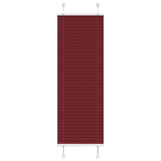 Plissé rolgordijn 40x150 cm stofbreedte 39,4 cm bordeauxrood is nu te koop bij PeponiXL, paradijselijk wonen!
