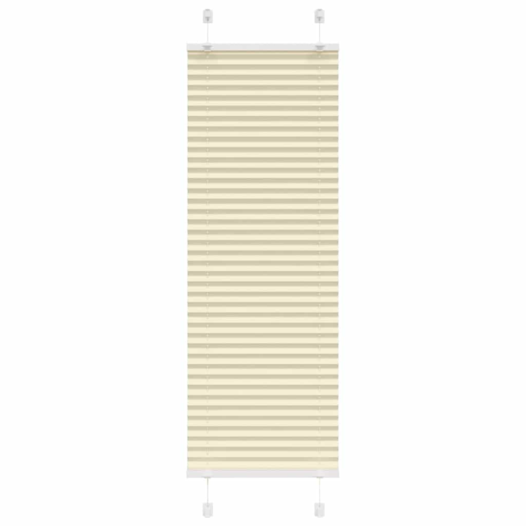 Plissé rolgordijn 40x100 cm stofbreedte 39,4 cm polyester crème is nu te koop bij PeponiXL, paradijselijk wonen!