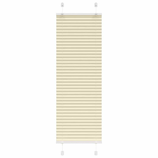 Plissé rolgordijn 40x100 cm stofbreedte 39,4 cm polyester crème is nu te koop bij PeponiXL, paradijselijk wonen!