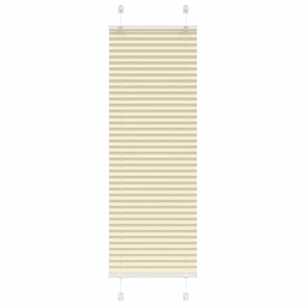 Plissé rolgordijn 45x100 cm stofbreedte 44,4 cm polyester crème is nu te koop bij PeponiXL, paradijselijk wonen!