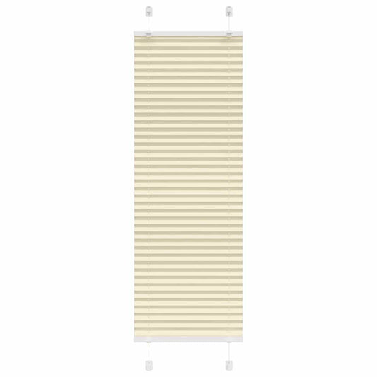 Plissé rolgordijn 45x100 cm stofbreedte 44,4 cm polyester crème is nu te koop bij PeponiXL, paradijselijk wonen!