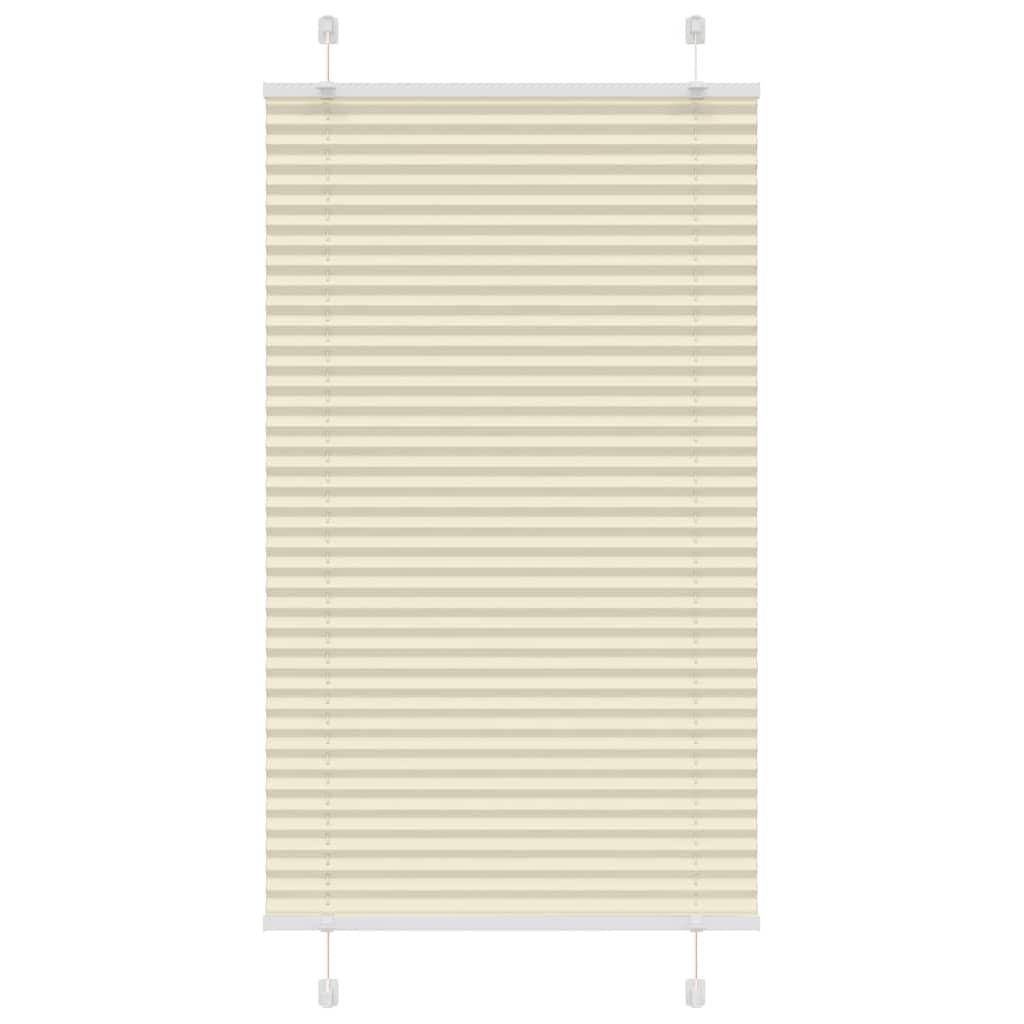Plissé rolgordijn 70x100 cm stofbreedte 69,4 cm polyester crème is nu te koop bij PeponiXL, paradijselijk wonen!