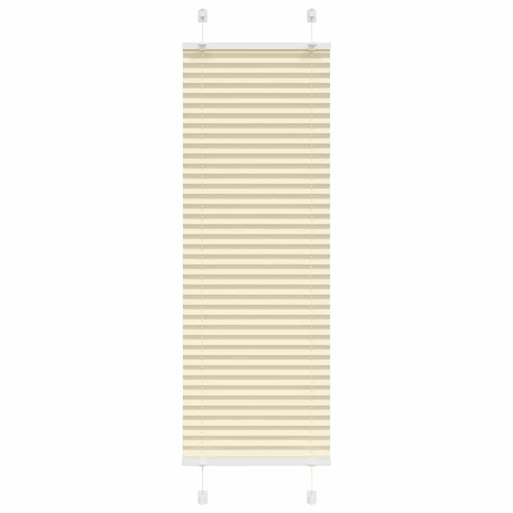 Plissé rolgordijn 45x150 cm stofbreedte 44,4 cm polyester crème is nu te koop bij PeponiXL, paradijselijk wonen!