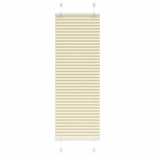 Plissé rolgordijn 45x150 cm stofbreedte 44,4 cm polyester crème is nu te koop bij PeponiXL, paradijselijk wonen!