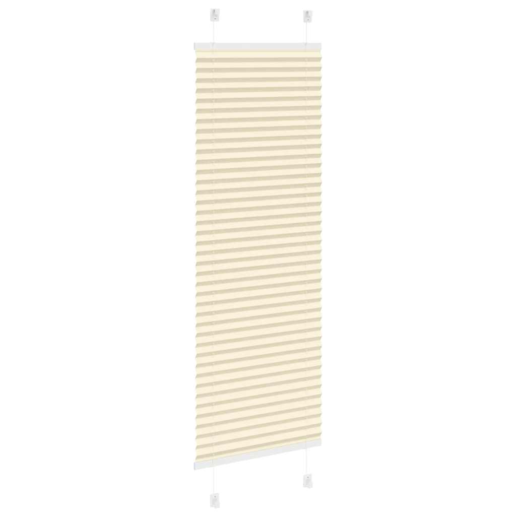 Plissé rolgordijn 45x150 cm stofbreedte 44,4 cm polyester crème is nu te koop bij PeponiXL, paradijselijk wonen!