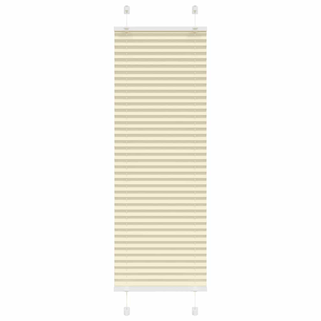Plissé rolgordijn 50x150 cm stofbreedte 49,4 cm polyester crème is nu te koop bij PeponiXL, paradijselijk wonen!
