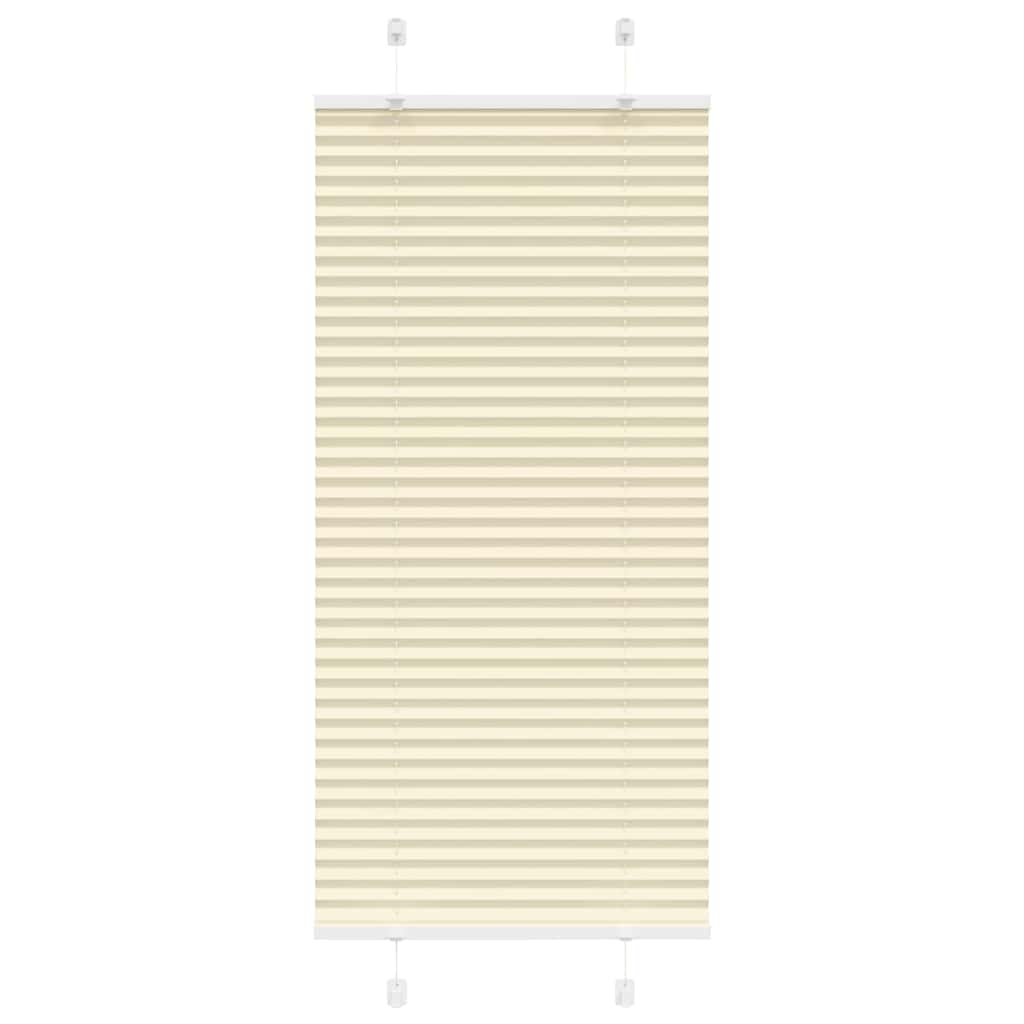 Plissé rolgordijn 60x150 cm stofbreedte 59,4 cm polyester crème is nu te koop bij PeponiXL, paradijselijk wonen!