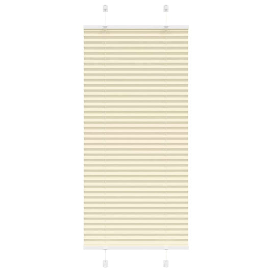 Plissé rolgordijn 60x150 cm stofbreedte 59,4 cm polyester crème is nu te koop bij PeponiXL, paradijselijk wonen!