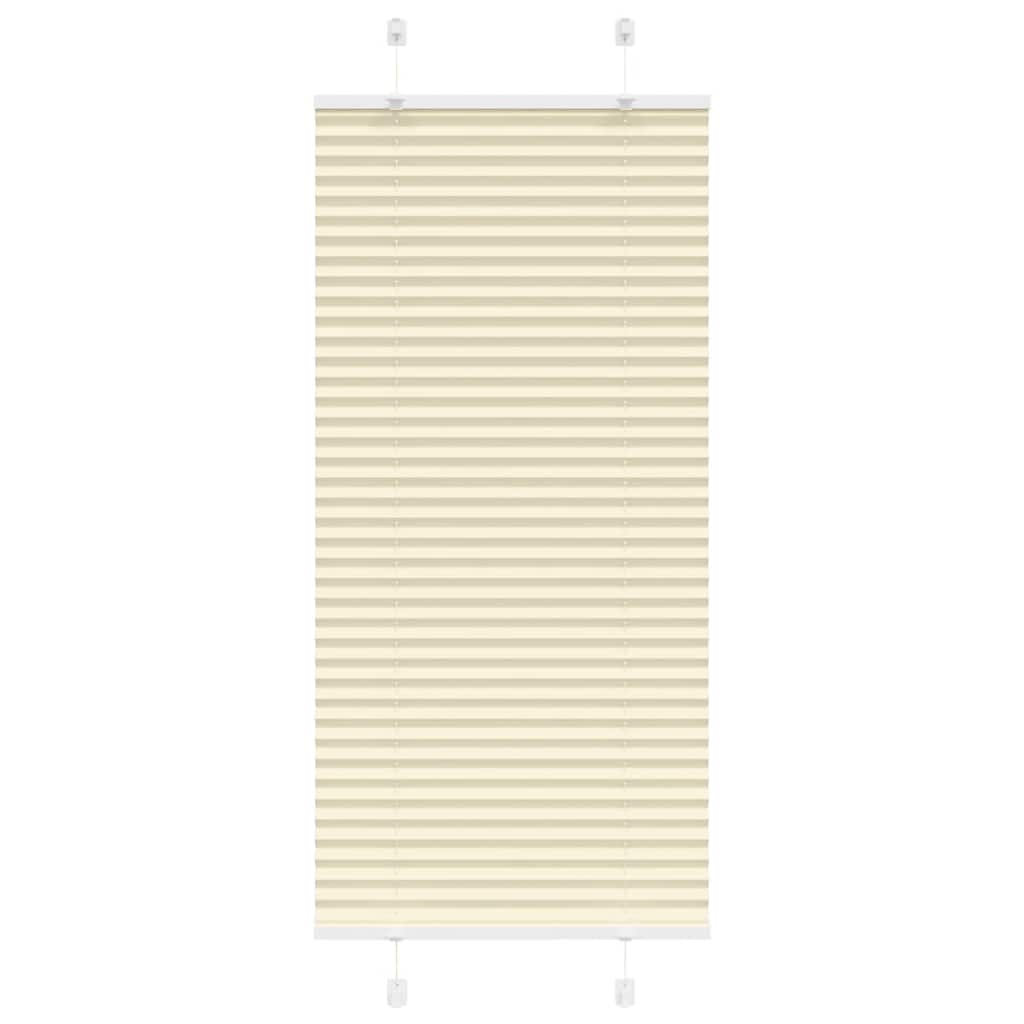 Plissé rolgordijn 65x150 cm stofbreedte 64,4 cm polyester crème is nu te koop bij PeponiXL, paradijselijk wonen!
