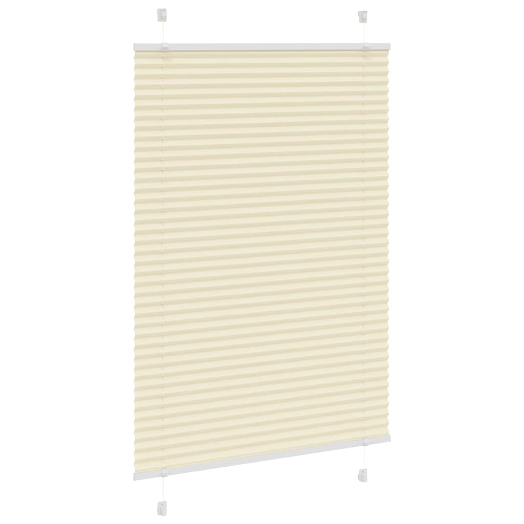 Plissé rolgordijn 85x150 cm stofbreedte 84,4 cm polyester crème is nu te koop bij PeponiXL, paradijselijk wonen!