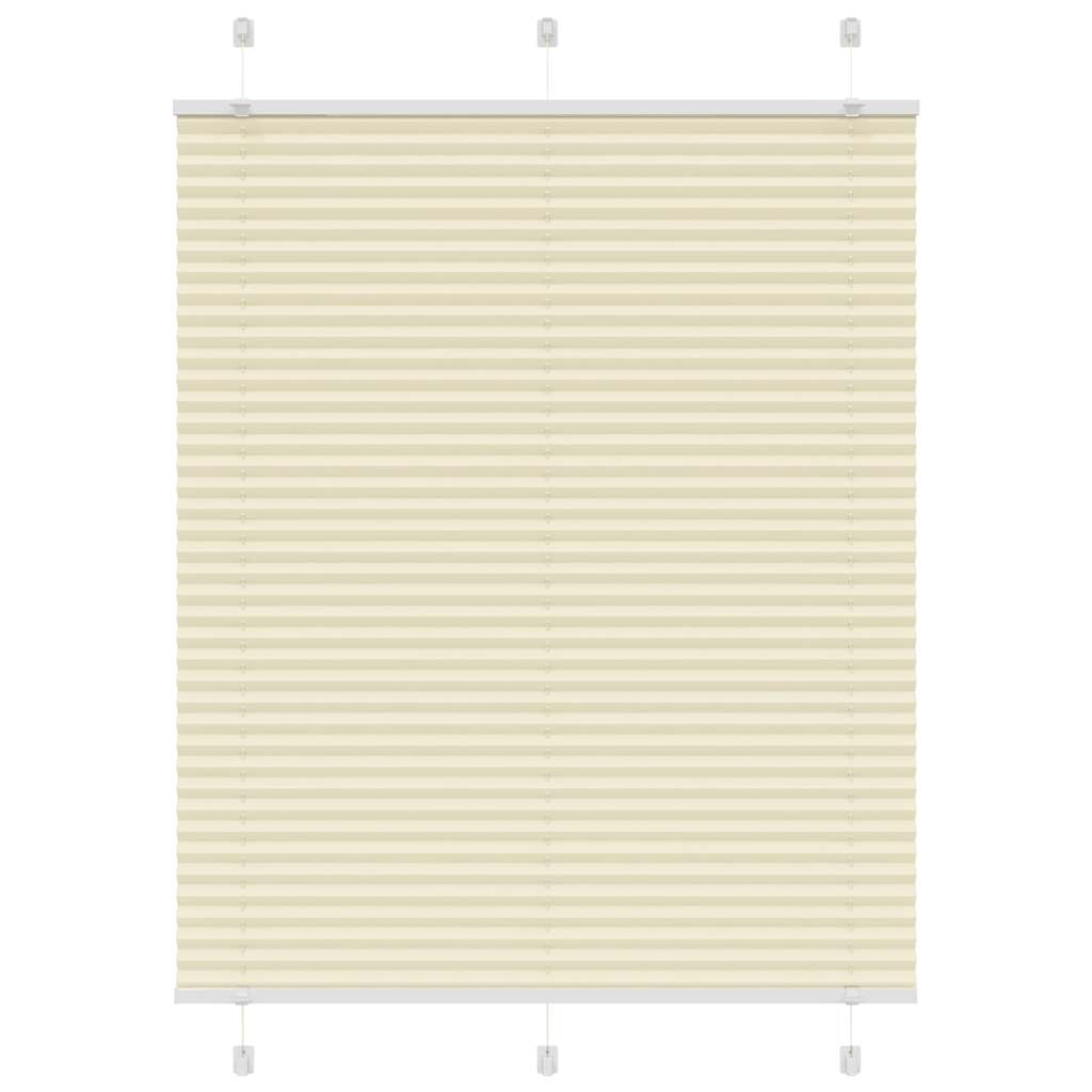 Plissé rolgordijn 105x150cm stofbreedte 104,4cm polyester crème is nu te koop bij PeponiXL, paradijselijk wonen!