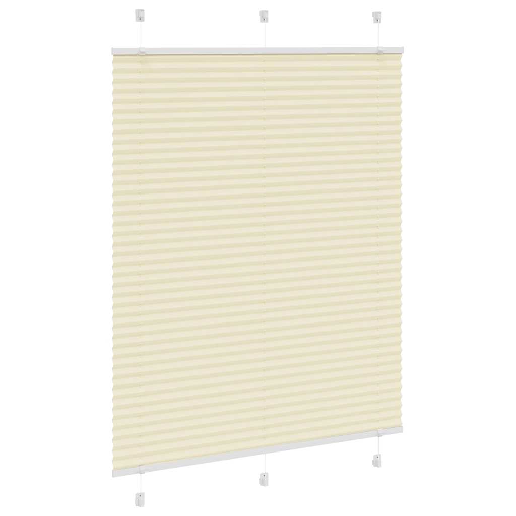 Plissé rolgordijn 105x150cm stofbreedte 104,4cm polyester crème is nu te koop bij PeponiXL, paradijselijk wonen!