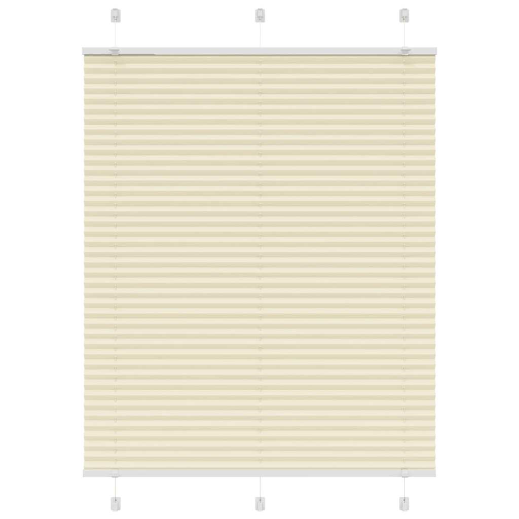 Plissé rolgordijn 110x150cm stofbreedte 109,4cm polyester crème is nu te koop bij PeponiXL, paradijselijk wonen!