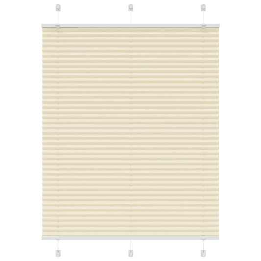 Plissé rolgordijn 110x150cm stofbreedte 109,4cm polyester crème is nu te koop bij PeponiXL, paradijselijk wonen!