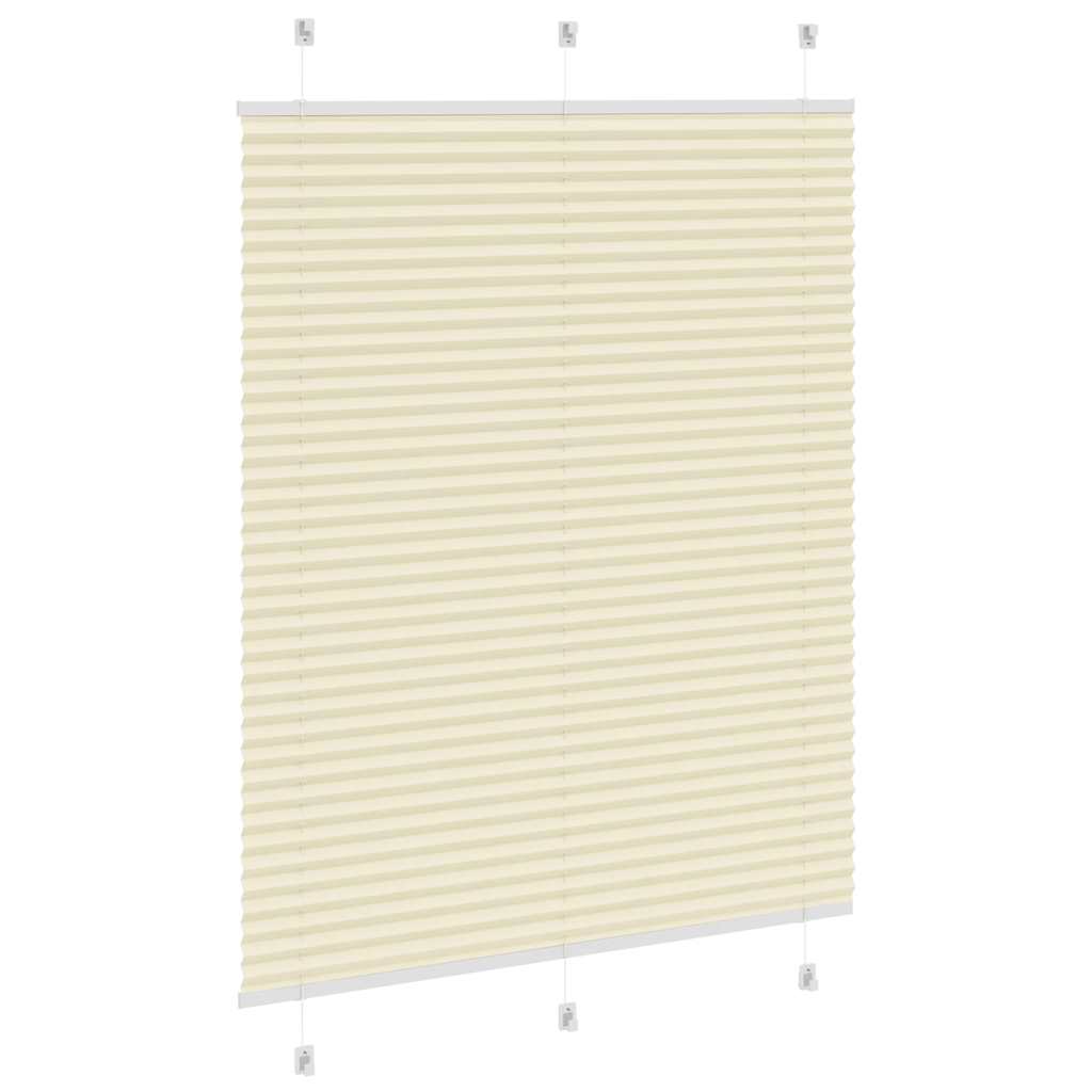 Plissé rolgordijn 110x150cm stofbreedte 109,4cm polyester crème is nu te koop bij PeponiXL, paradijselijk wonen!