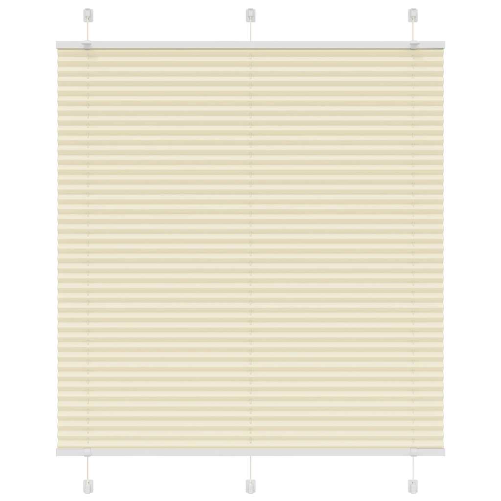 Plissé rolgordijn 115x150cm stofbreedte 114,4cm polyester crème is nu te koop bij PeponiXL, paradijselijk wonen!