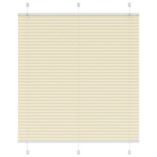 Plissé rolgordijn 115x150cm stofbreedte 114,4cm polyester crème is nu te koop bij PeponiXL, paradijselijk wonen!