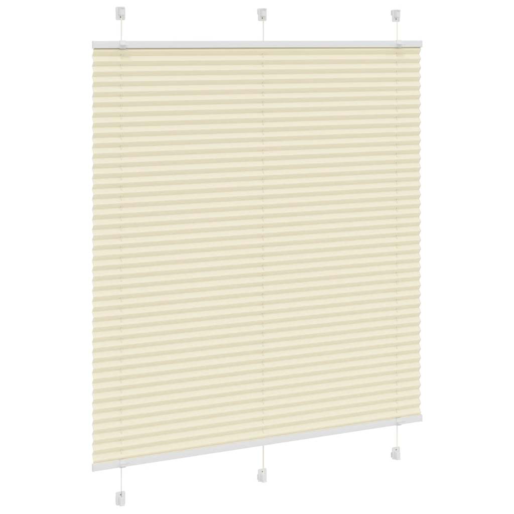 Plissé rolgordijn 115x150cm stofbreedte 114,4cm polyester crème is nu te koop bij PeponiXL, paradijselijk wonen!