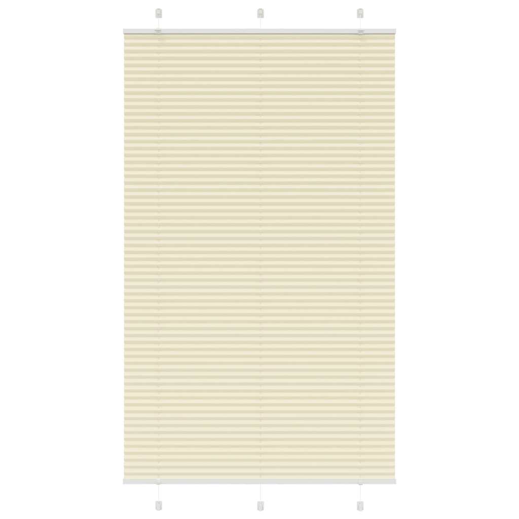 Plissé rolgordijn 115x200cm stofbreedte 114,4cm polyester crème is nu te koop bij PeponiXL, paradijselijk wonen!