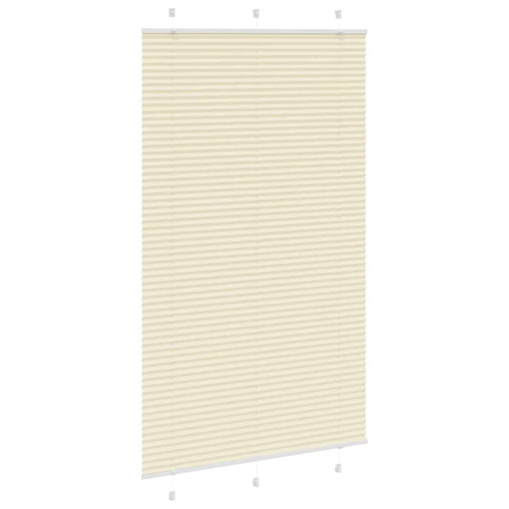 Plissé rolgordijn 115x200cm stofbreedte 114,4cm polyester crème is nu te koop bij PeponiXL, paradijselijk wonen!