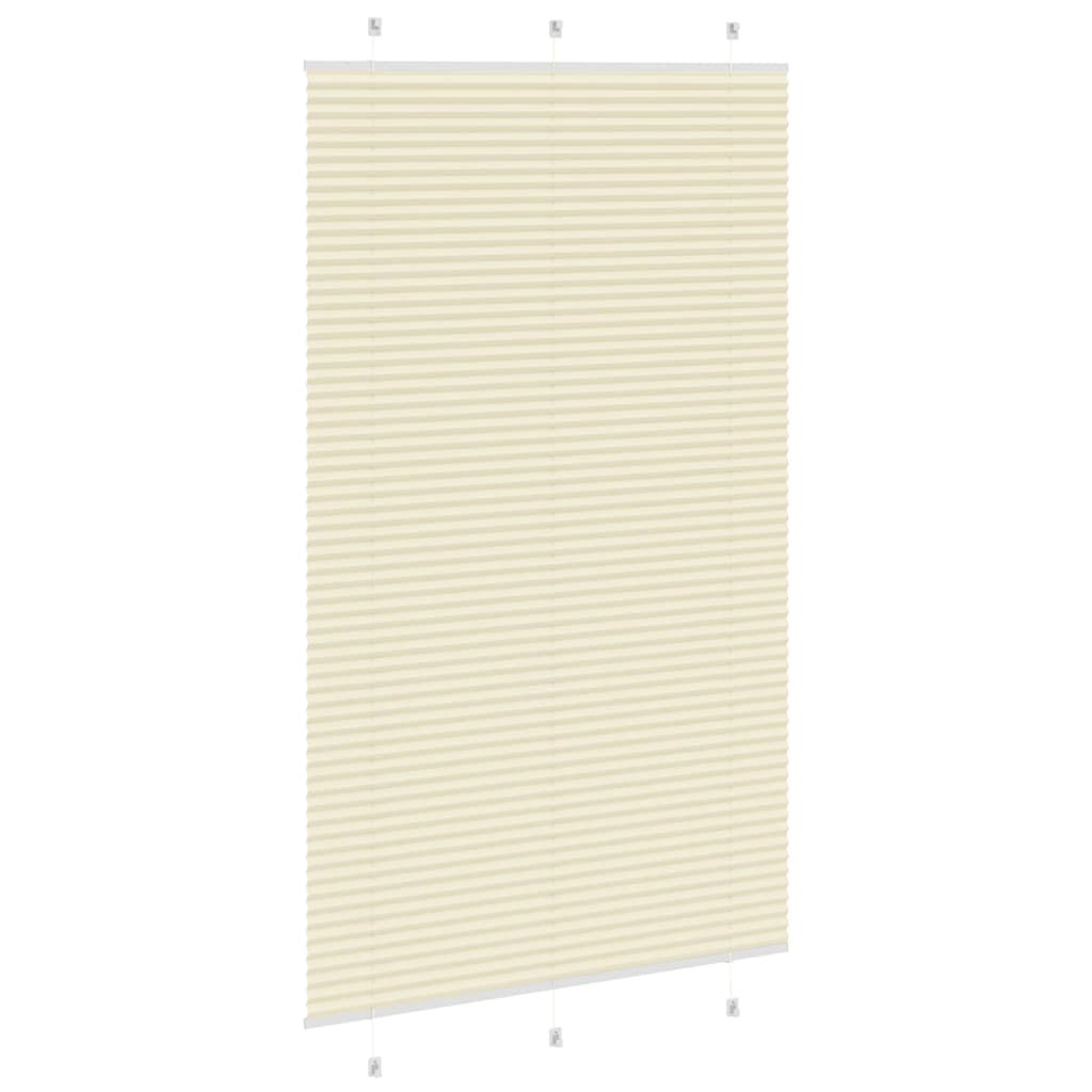 Plissé rolgordijn 115x200cm stofbreedte 114,4cm polyester crème is nu te koop bij PeponiXL, paradijselijk wonen!