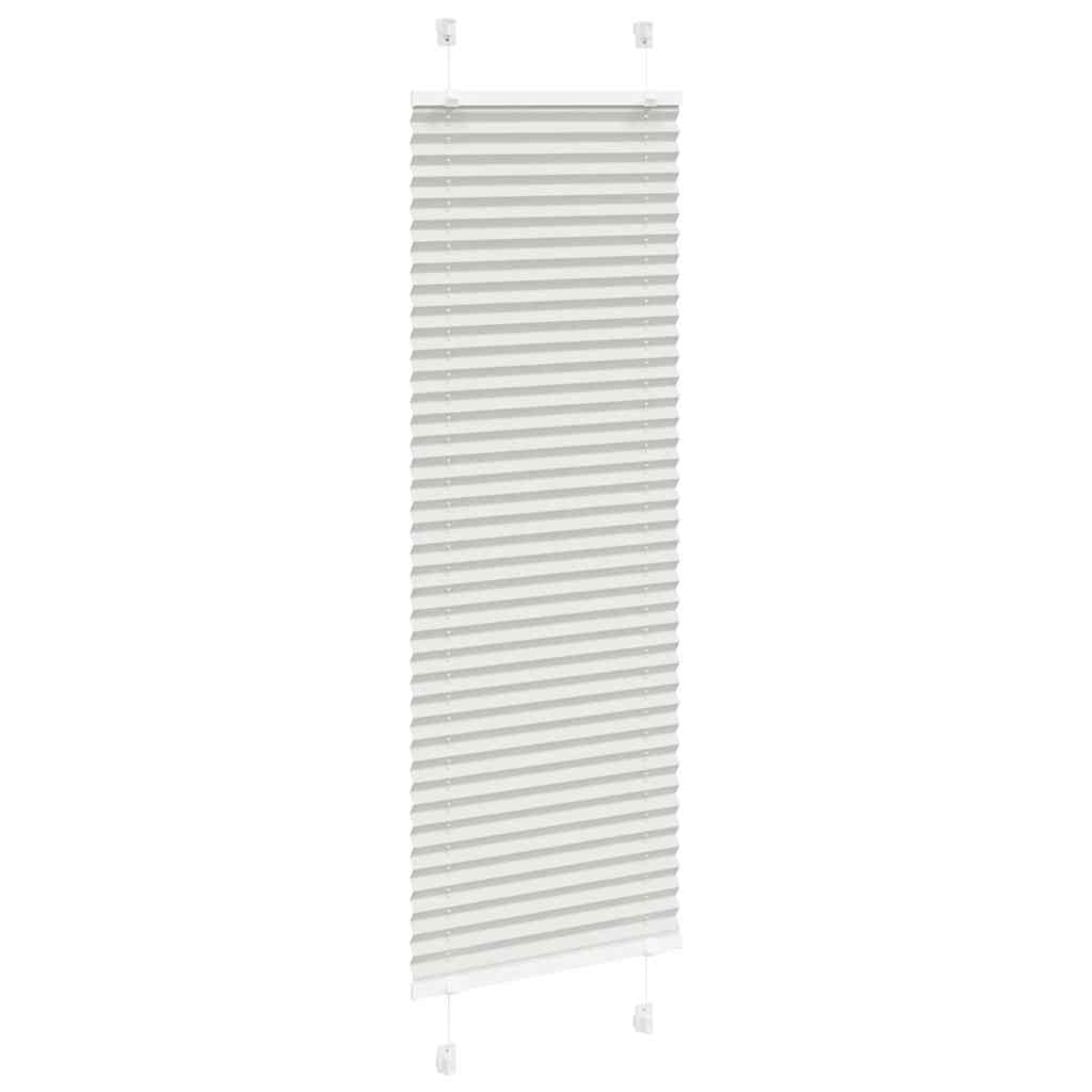 Plissé rolgordijn 40x100 cm stofbreedte 39,4 cm lichtgrijs is nu te koop bij PeponiXL, paradijselijk wonen!